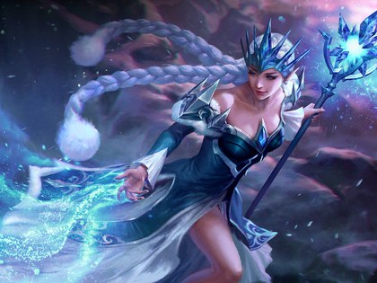 Splash Celeste Snow